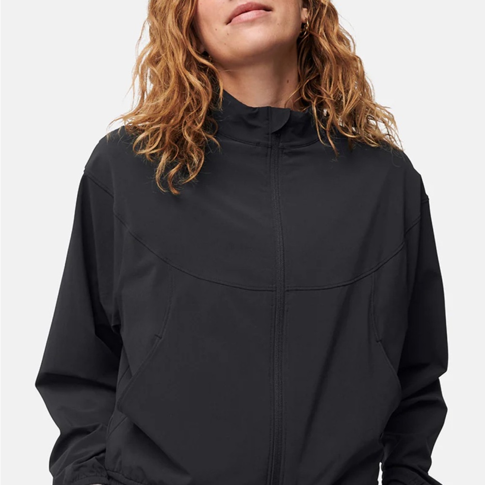 Outdoor Voices Black Track Jacket